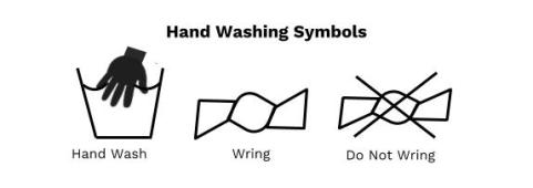 hand washing symbols